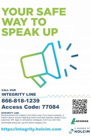 integrity line poster