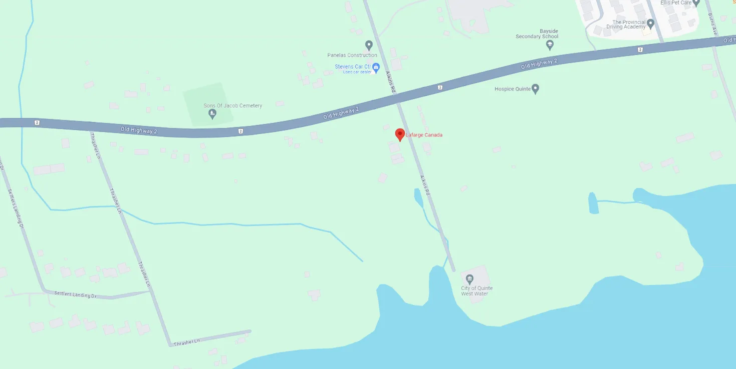 Lafarge Aikins Road Map