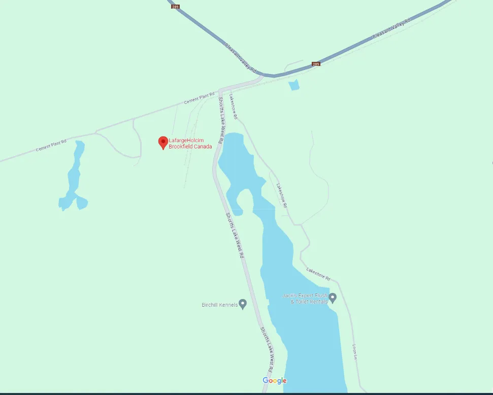 Lafarge Brookfield  Map