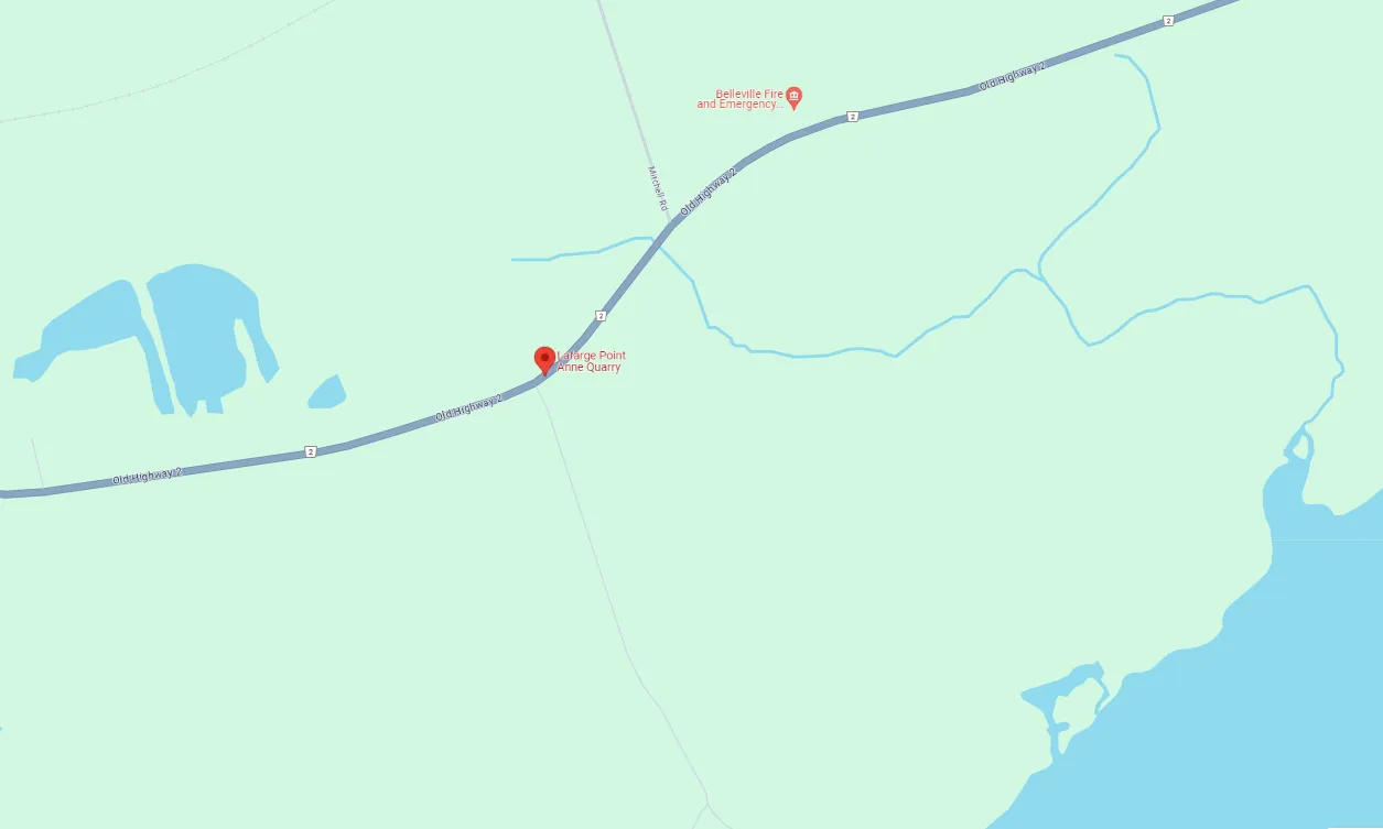 Lafarge Point Anne Map