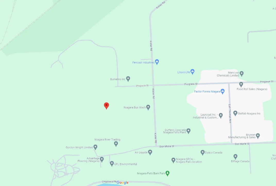 Lafarge Progress Street Map